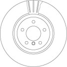 TRW | Bremsscheibe | DF6624S
