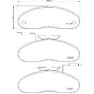 Brembo | Bremsbelagsatz, Scheibenbremse | P 56 019