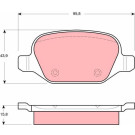 GDB1520 Bremsbelagsatz, Scheibenbremse GDB1520 Bremsbelagsatz, Scheibenbremse