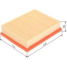 BOSCH 1 457 433 585 Luftfilter