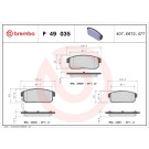 Brembo | Bremsbelagsatz, Scheibenbremse | P 49 035