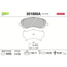 Valeo Bremsbelagsatz, Scheibenbremse EXPERT 301886A