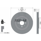 Textar | Bremsscheibe | 92267103