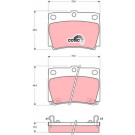GDB3239 Bremsbelagsatz, Scheibenbremse COTEC GDB3239 Bremsbelagsatz, Scheibenbremse COTEC