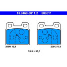13.0460-3011.2 Bremsbelagsatz, Scheibenbremse 13.0460-3011.2 Bremsbelagsatz, Scheibenbremse