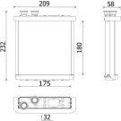 Mahle | Wärmetauscher, Innenraumheizung | AH 298 000P