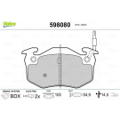 Valeo | Bremsbelagsatz, Scheibenbremse | 598080