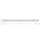 Metzger | Bremsschlauch | 4110575