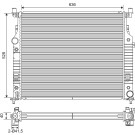 Valeo | Kühler, Motorkühlung | 701569