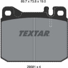 Textar | Bremsbelagsatz, Scheibenbremse | 2958105