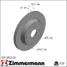 Zimmermann Bremsscheibe Coat Z 320.3823.20