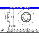24.0112-0170.1 Bremsscheibe 24.0112-0170.1 Bremsscheibe