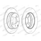 Ferodo | Bremsscheibe | DDF1787C