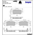 Delphi Bremsbelagsatz, Scheibenbremse LP1710 Delphi Bremsbelagsatz, Scheibenbremse LP1710