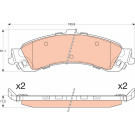 GDB4454 Bremsbelagsatz, Scheibenbremse GDB4454 Bremsbelagsatz, Scheibenbremse