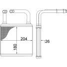 Mahle | Wärmetauscher, Innenraumheizung | AH 78 000S