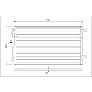 817739 Kondensator, Klimaanlage 817739 Kondensator, Klimaanlage