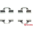 Brembo A 02 205 Zubehörsatz, Scheibenbremsbelag PRIME LINE