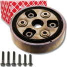 FEBI BILSTEIN 40931 Hardyscheibe hinten, Ø177mm, mit Schrauben FEBI BILSTEIN 40931 Hardyscheibe hinten, Ø177mm, mit Schrauben