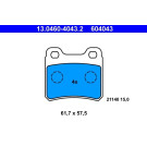 13.0460-4043.2 Bremsbelagsatz, Scheibenbremse