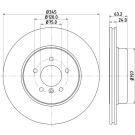 Hella | Bremsscheibe | 8DD 355 119-341
