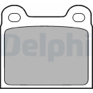 Delphi | Bremsbelagsatz, Scheibenbremse | LP18