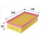 Valeo | Luftfilter | 585555