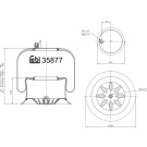 FEBI BILSTEIN 35877 Federbalg, Luftfederung FEBI BILSTEIN 35877 Federbalg, Luftfederung