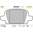 301457 Bremsbelagsatz, Scheibenbremse ESSENTIAL