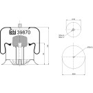 FEBI BILSTEIN 39870 Federbalg, Luftfederung
