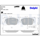 Delphi | Bremsbelagsatz, Scheibenbremse | LP1754 Delphi | Bremsbelagsatz, Scheibenbremse | LP1754