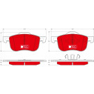 GDB1388DTE Bremsbelagsatz, Scheibenbremse DTEC COTEC GDB1388DTE Bremsbelagsatz, Scheibenbremse DTEC COTEC