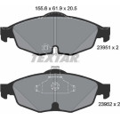 2395101 Bremsbelagsatz, Scheibenbremse