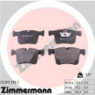 Zimmermann | Bremsbelagsatz, Scheibenbremse | 25199.195.1