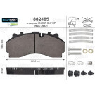 Valeo | Bremsbelagsatz, Scheibenbremse | 882485