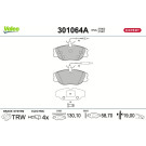 Valeo | Bremsbelagsatz, Scheibenbremse | 301064A