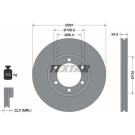 Textar | Bremsscheibe | 92234700