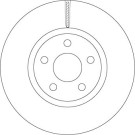 TRW | Bremsscheibe | DF6810S