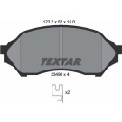 Textar | Bremsbelagsatz, Scheibenbremse | 2349002