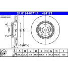 24.0124-0171.1 Bremsscheibe 24.0124-0171.1 Bremsscheibe