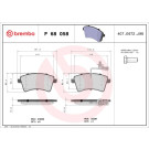 Brembo | Bremsbelagsatz, Scheibenbremse | P 68 058