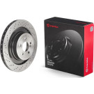 BREMBO 09.A822.11 Bremsscheibe für MERCEDES E-Klasse, CLS, C-Klasse 360x26mm, 5, gelocht, hochgekohlt