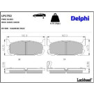 Delphi Bremsbelagsatz, Scheibenbremse LP1752 Delphi Bremsbelagsatz, Scheibenbremse LP1752