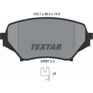 Textar | Bremsbelagsatz, Scheibenbremse | 2429701