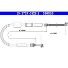 24.3727-0526.2 Seilzug, Feststellbremse 24.3727-0526.2 Seilzug, Feststellbremse