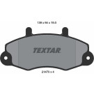 Textar | Bremsbelagsatz, Scheibenbremse | 2147001