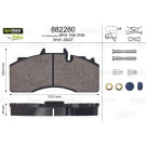 Valeo | Bremsbelagsatz, Scheibenbremse | 882280