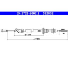 24.3728-2002.2 Seilzug, Kupplungsbetätigung 24.3728-2002.2 Seilzug, Kupplungsbetätigung