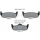 Textar | Bremsbelagsatz, Scheibenbremse | 2425801