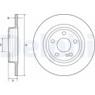 Delphi | Bremsscheibe | BG4558C
